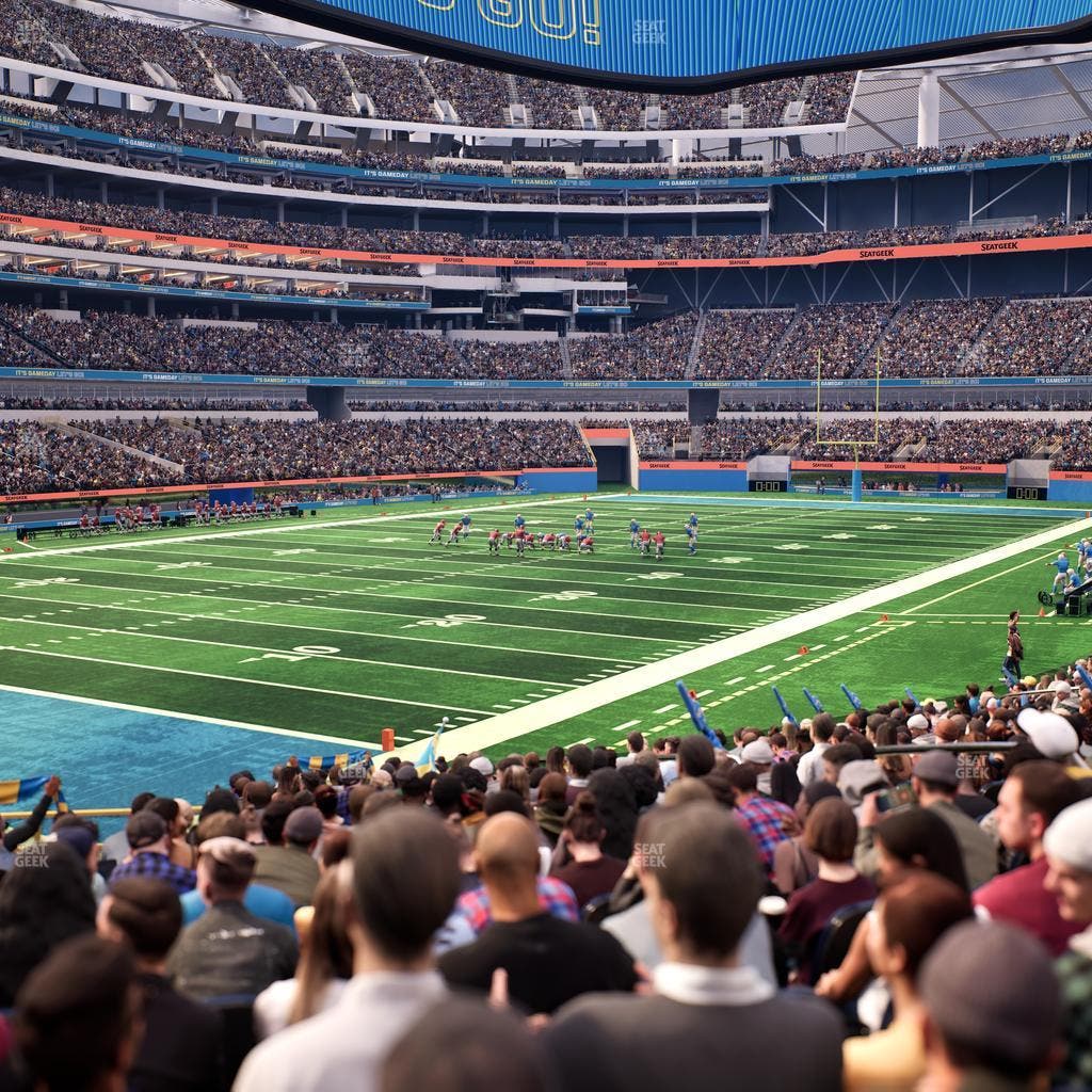 SoFi Stadium - Section Club 106 Seat View
