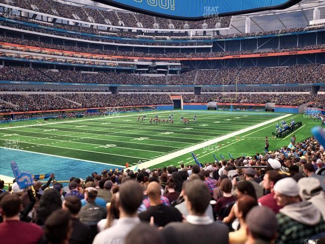 SoFi Stadium - Section Club 106 Seat View