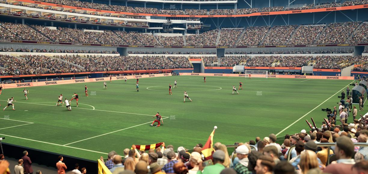 SoFi Stadium - Section Club 106 Seat View