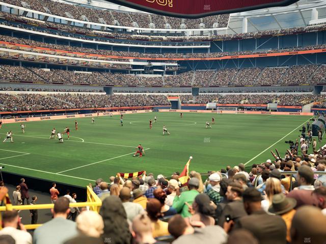 SoFi Stadium - Section Club 106 Seat View