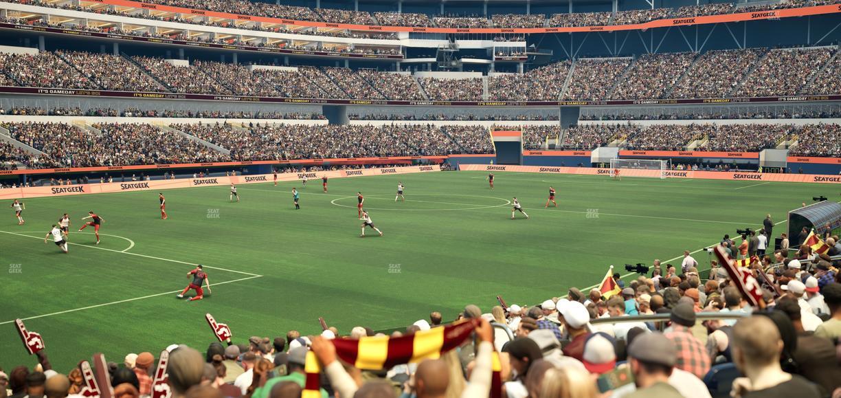 SoFi Stadium - Section Club 107 Seat View