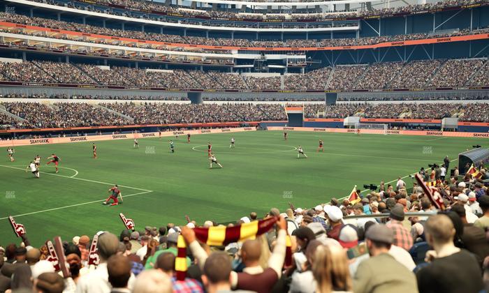 SoFi Stadium - Section Club 107 Seat View