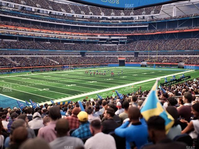 SoFi Stadium - Section Club 107 Seat View