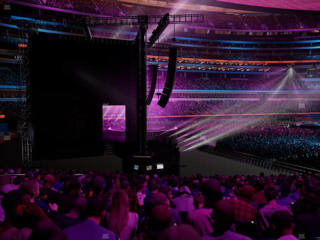 SoFi Stadium - Section Club 107 Seat View SoFi Stadium - Section Club 107 Seat View