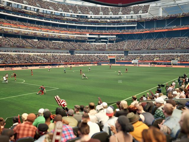 SoFi Stadium - Section Club 107 Seat View