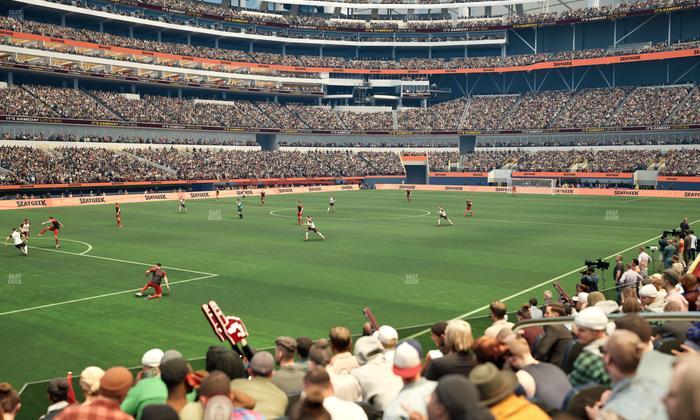 SoFi Stadium - Section Club 107 Seat View