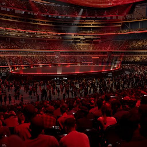 SoFi Stadium - Section Club 107 Seat View