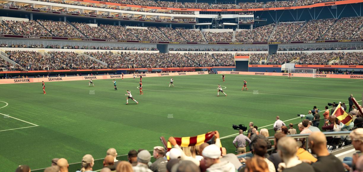 SoFi Stadium - Section Club 108 Seat View