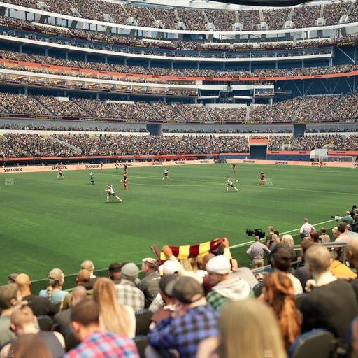 SoFi Stadium - Section Club 108 Seat View