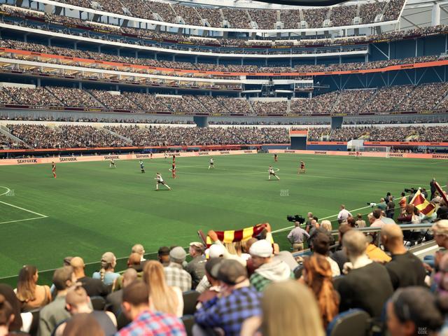 SoFi Stadium - Section Club 108 Seat View