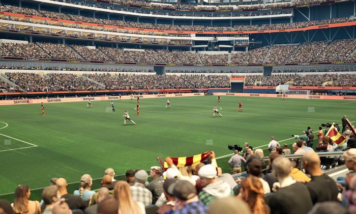 SoFi Stadium - Section Club 108 Seat View