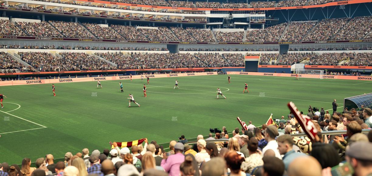 SoFi Stadium - Section Club 108 Seat View