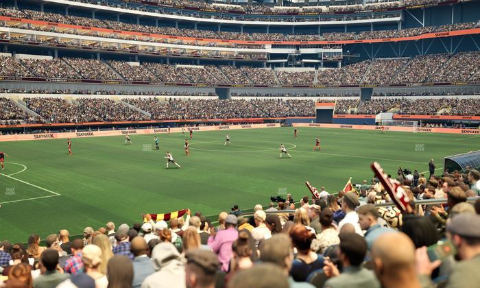 SoFi Stadium - Section Club 108 Seat View