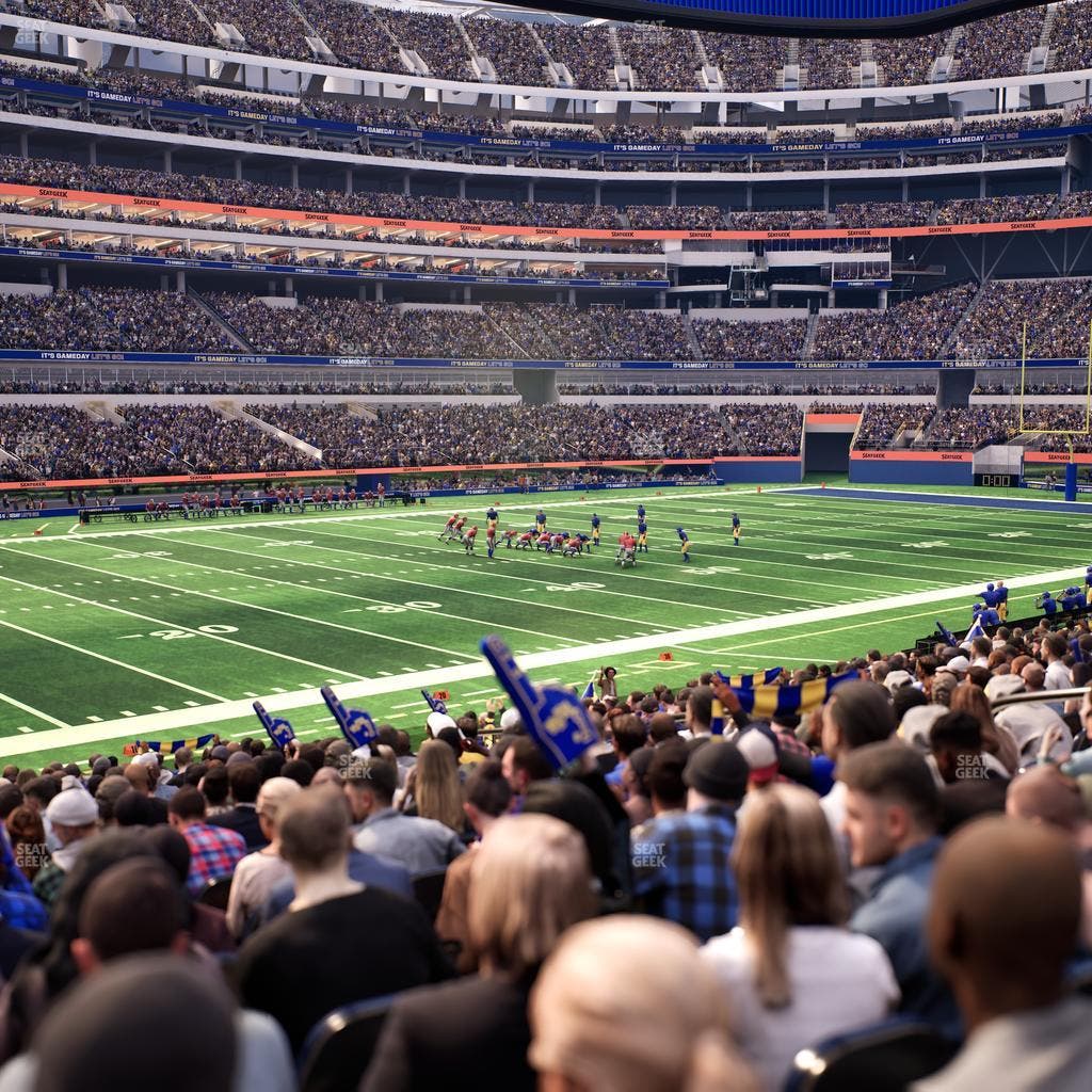 SoFi Stadium - Section Club 108 Seat View