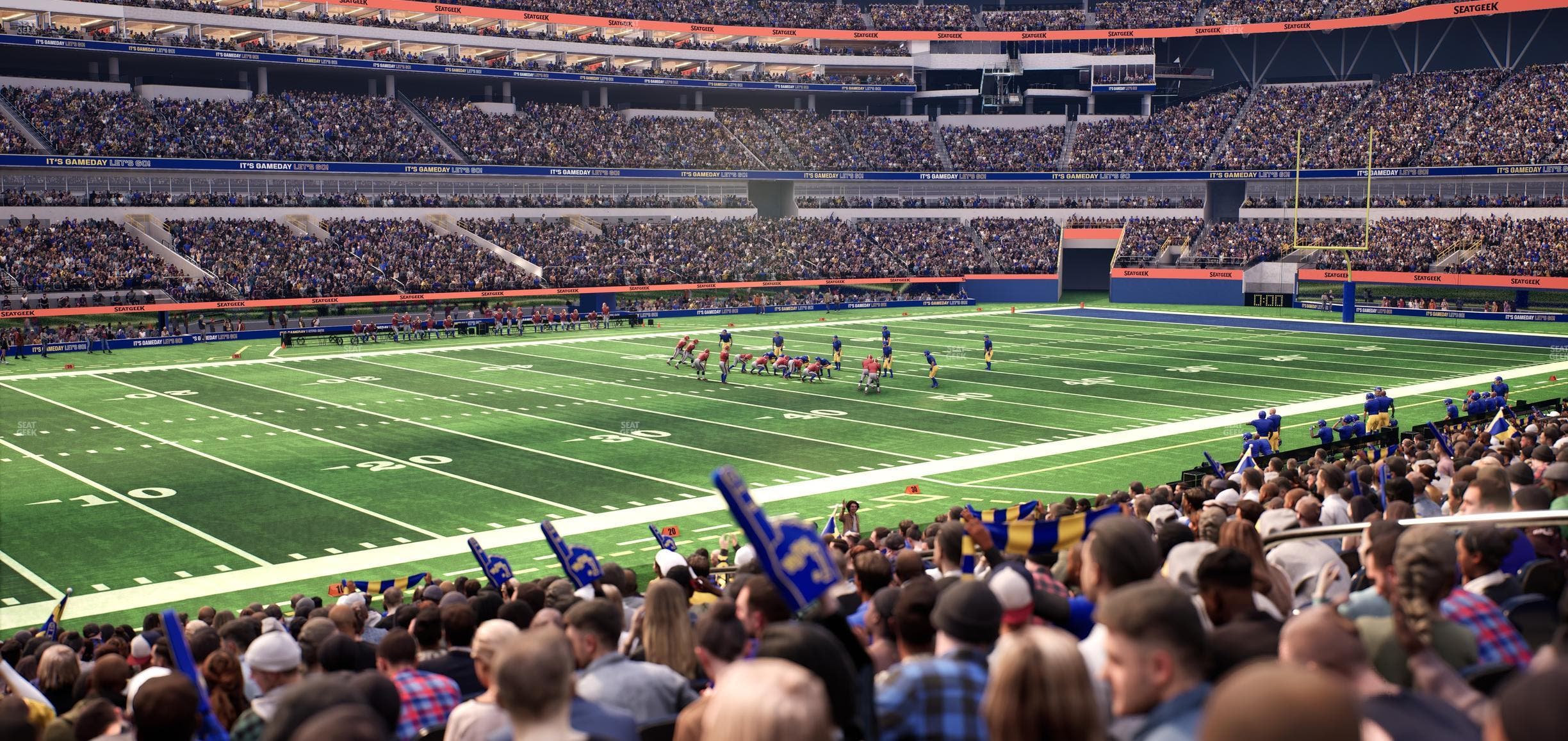 SoFi Stadium - Section Club 108 Seat View