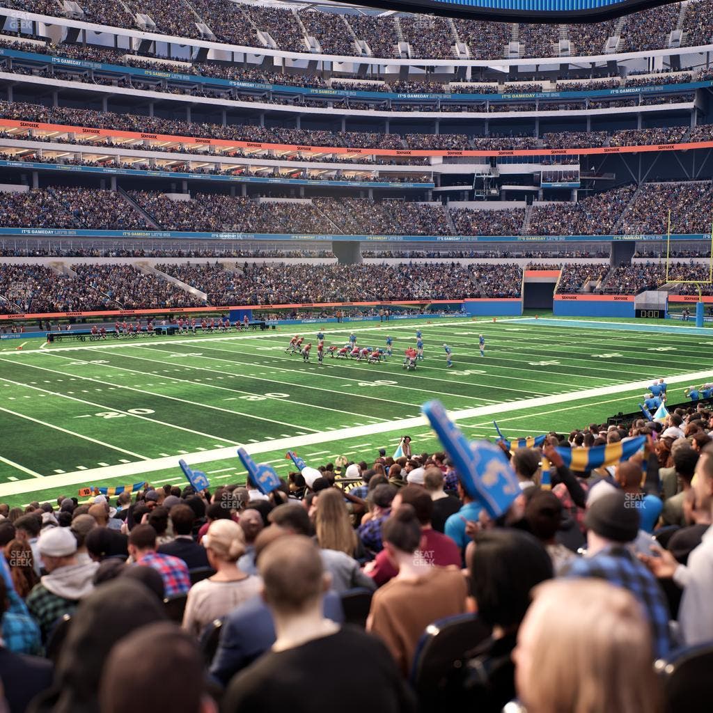 SoFi Stadium - Section Club 108 Seat View