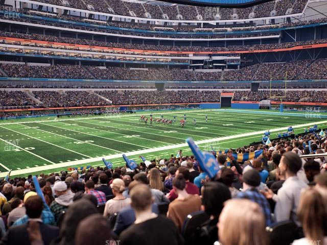 SoFi Stadium - Section Club 108 Seat View