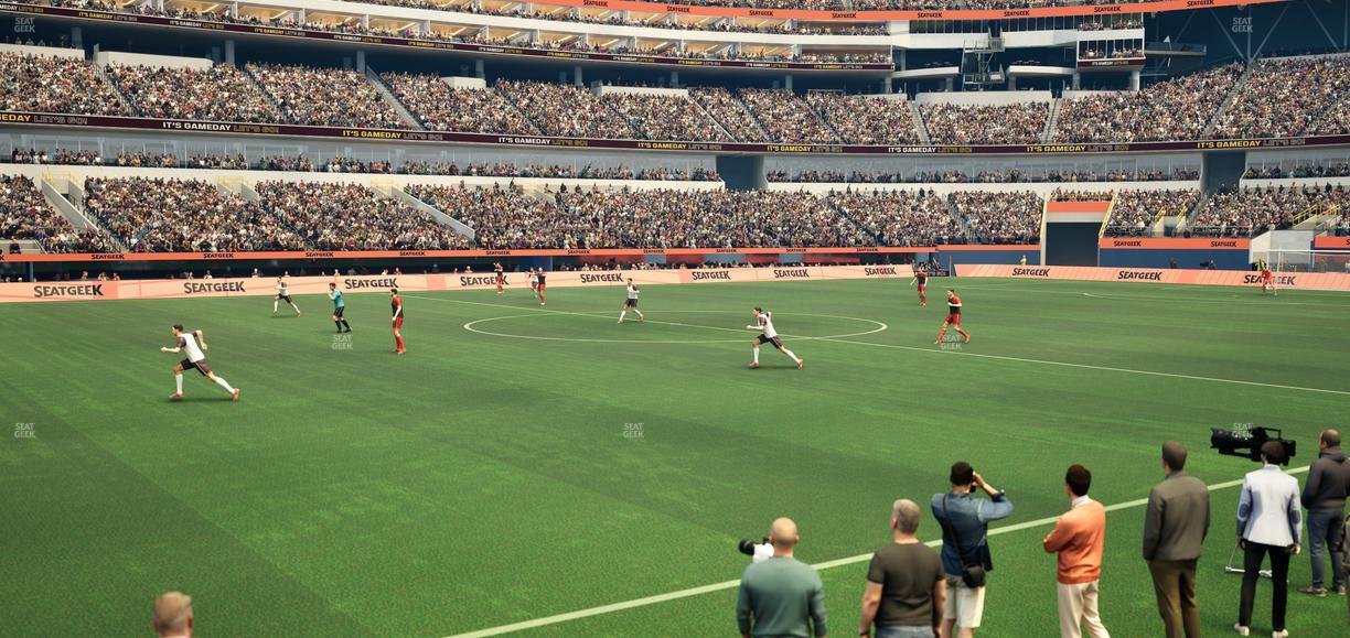 SoFi Stadium - Section Club 109 Wc Seat View