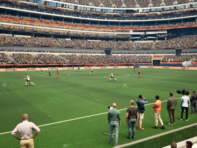 SoFi Stadium - Section Club 109 Wc Seat View