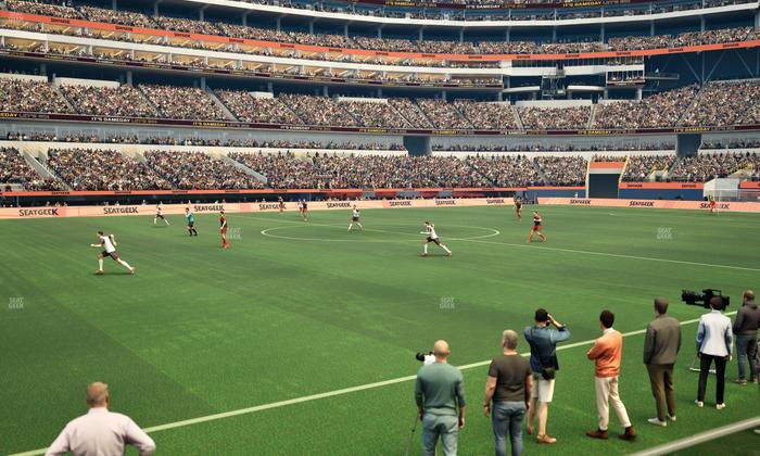 SoFi Stadium - Section Club 109 Wc Seat View