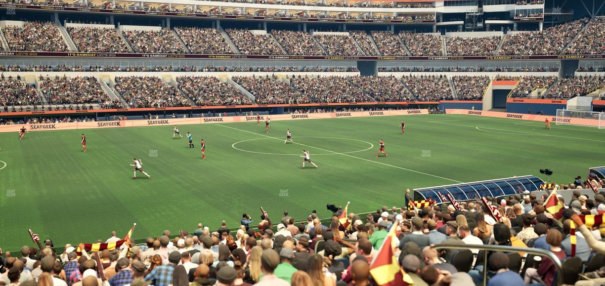 SoFi Stadium - Section Club 109 Wc Seat View