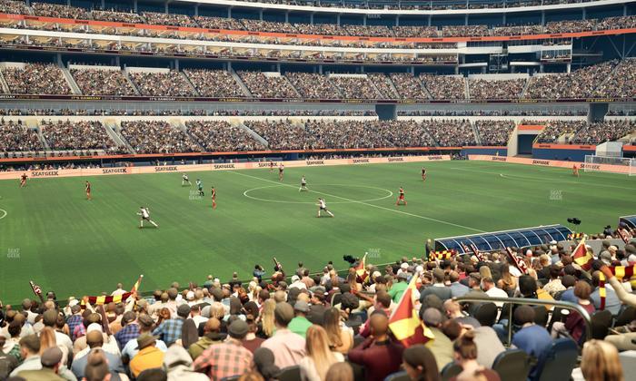 SoFi Stadium - Section Club 109 Wc Seat View