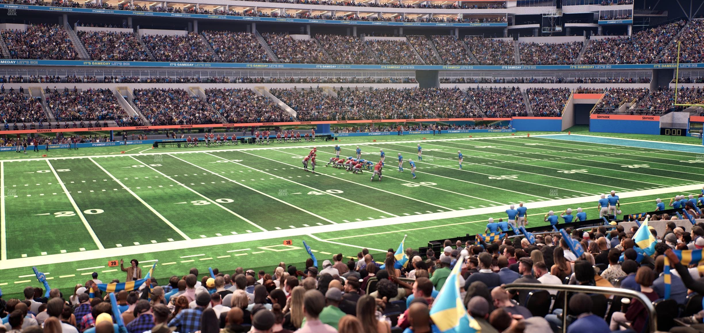 SoFi Stadium - Section Club 109 Wc Seat View