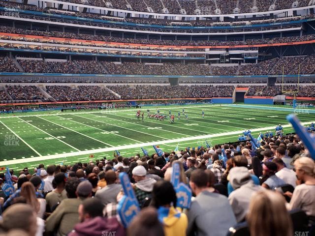 SoFi Stadium - Section Club 109 Seat View