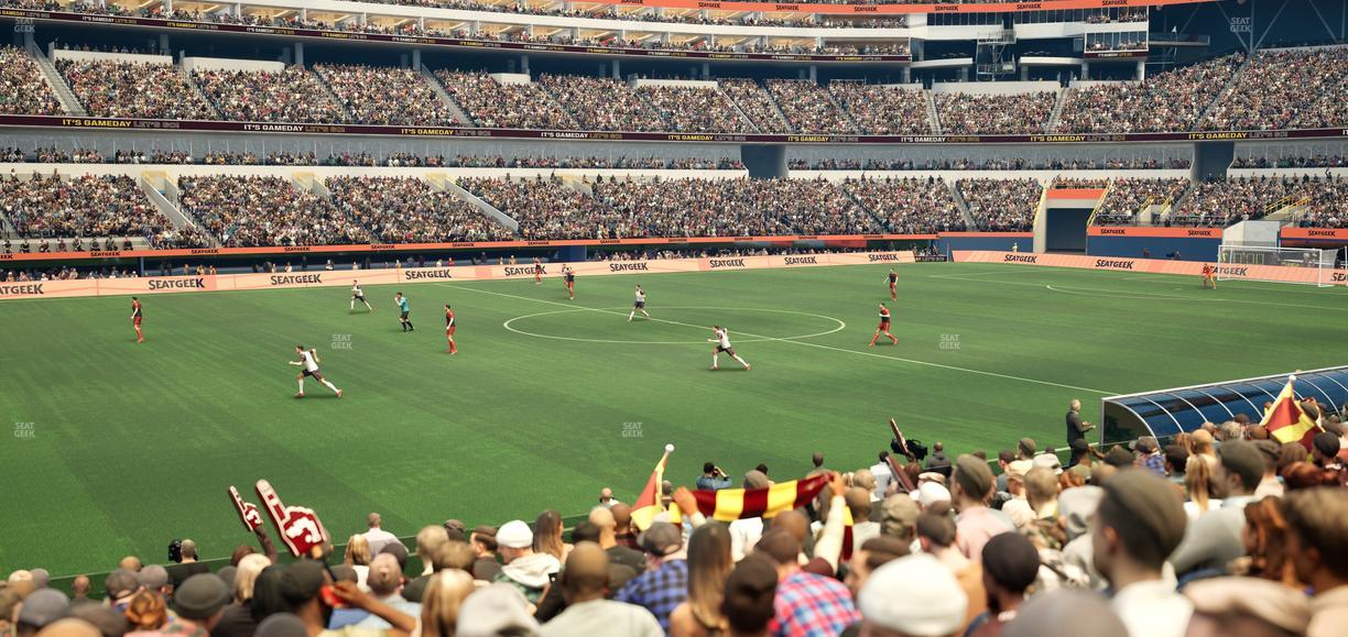 SoFi Stadium - Section Club 109 Seat View