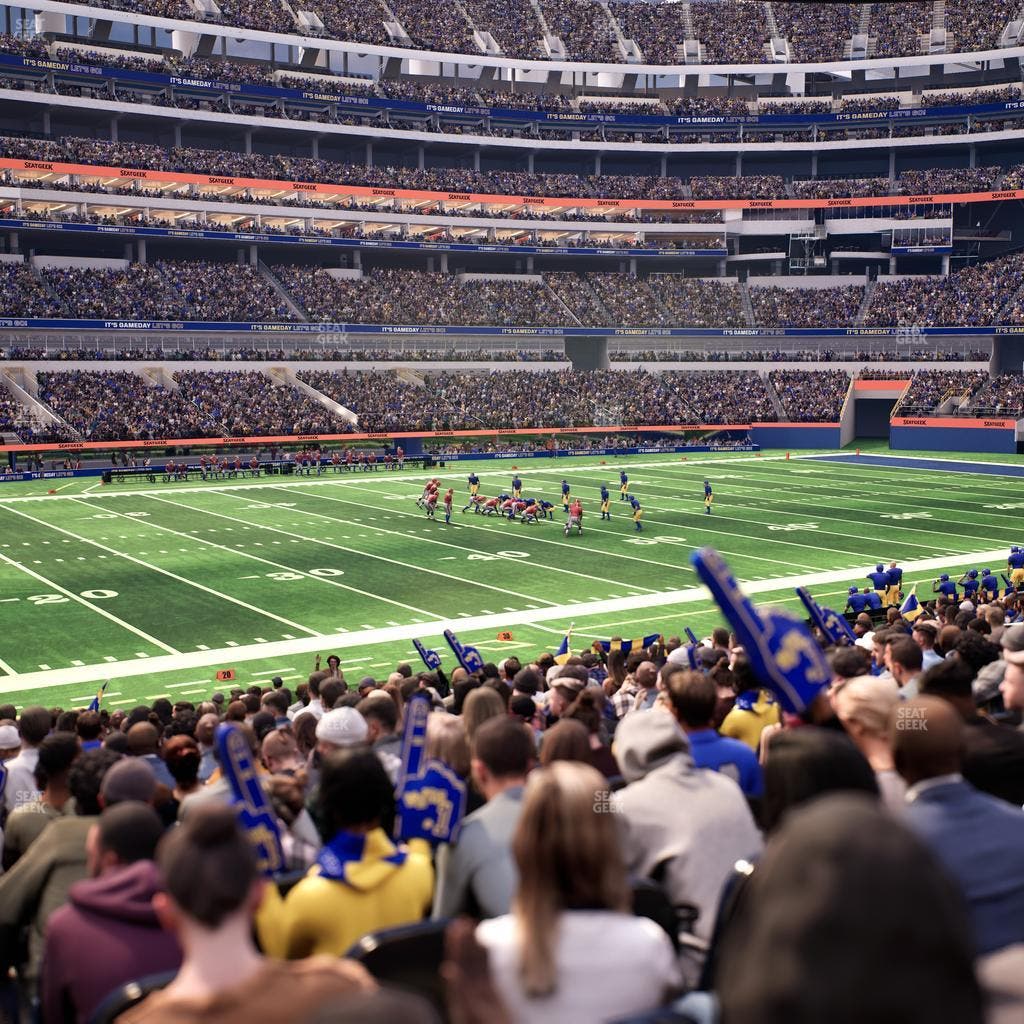 SoFi Stadium - Section Club 109 Seat View
