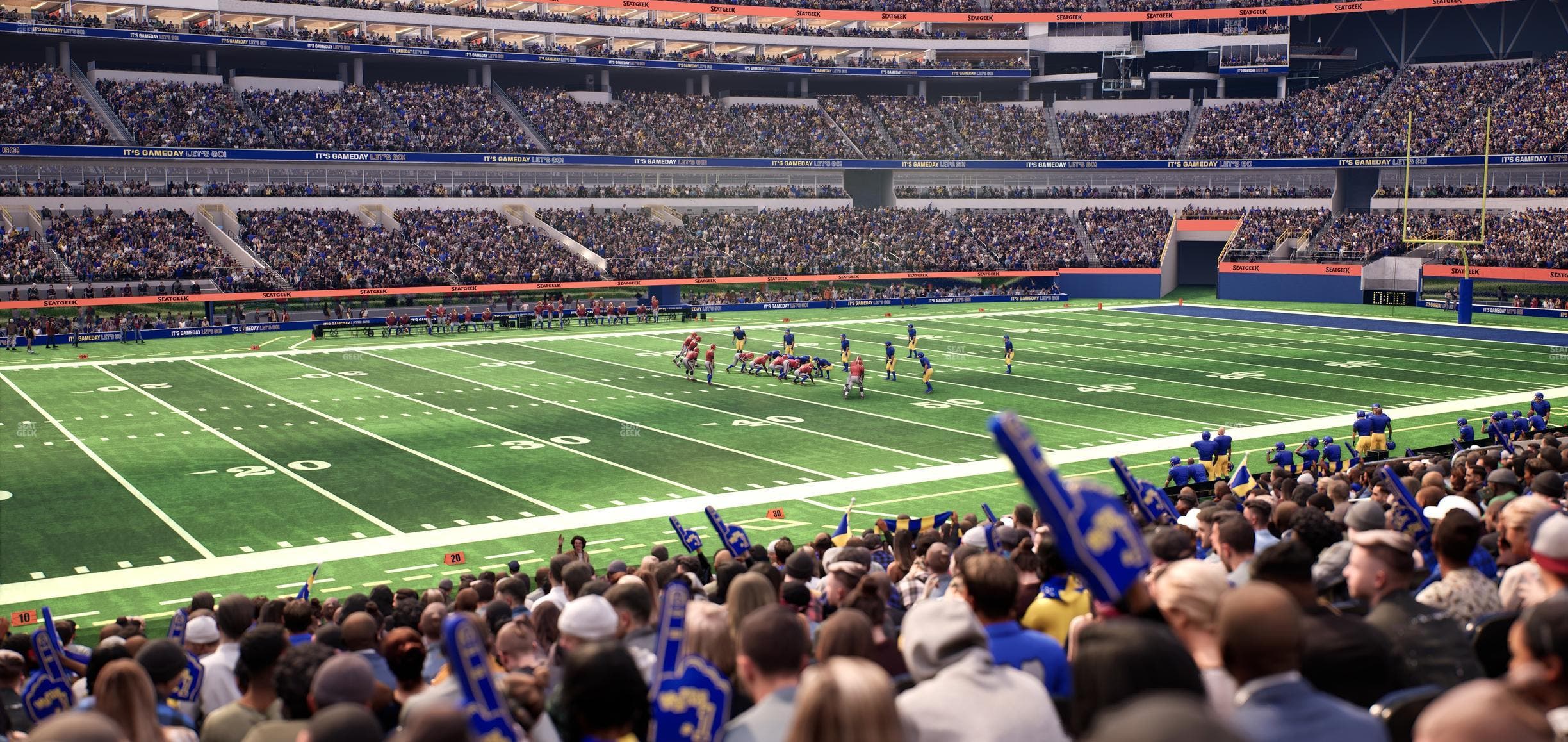 SoFi Stadium - Section Club 109 Seat View