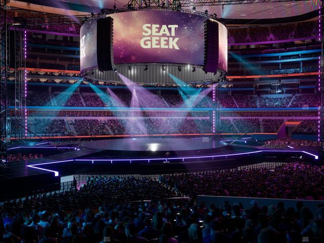 SoFi Stadium - Section Club 110 Wc Seat View