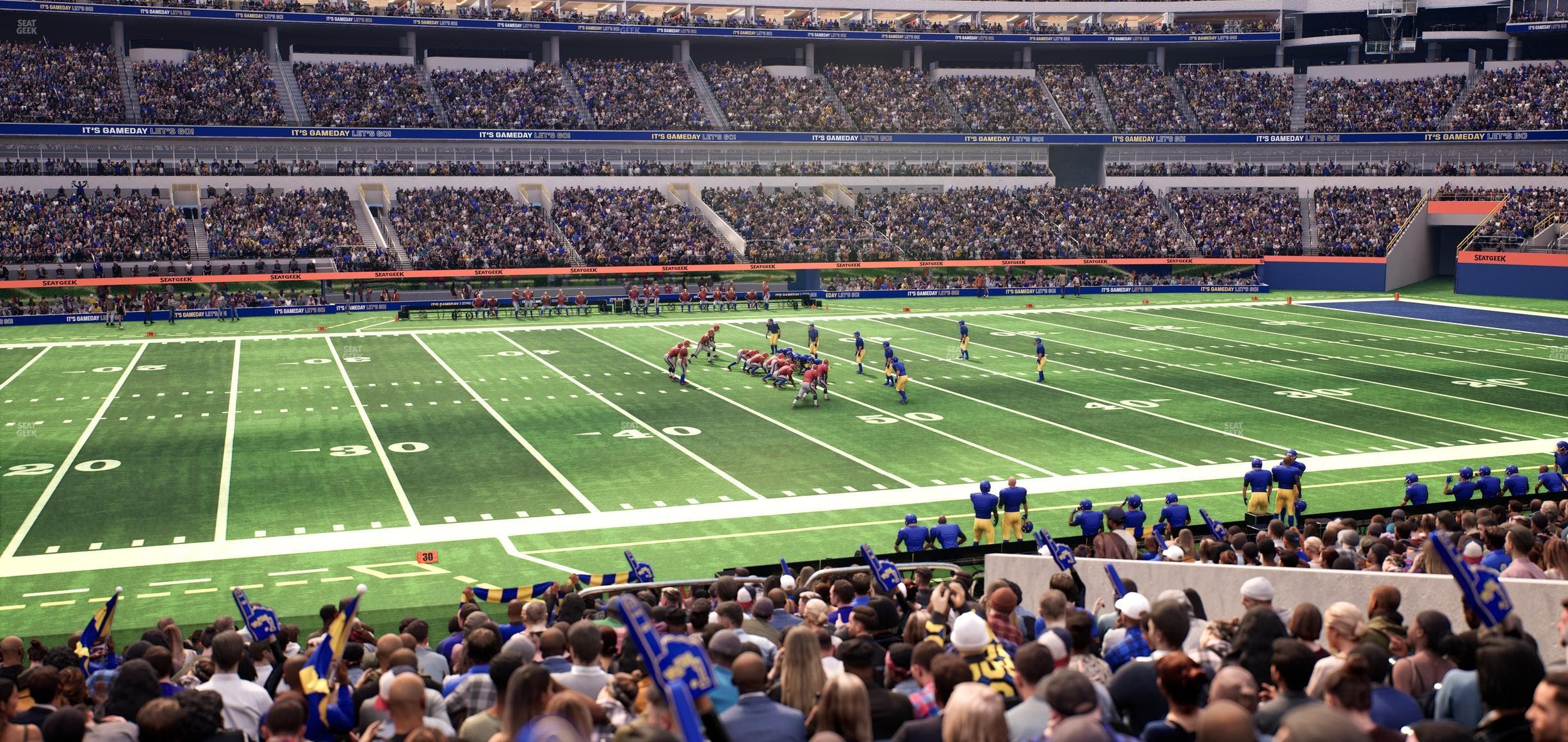 SoFi Stadium - Section Club 110 Wc Seat View