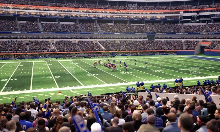 SoFi Stadium - Section Club 110 Wc Seat View