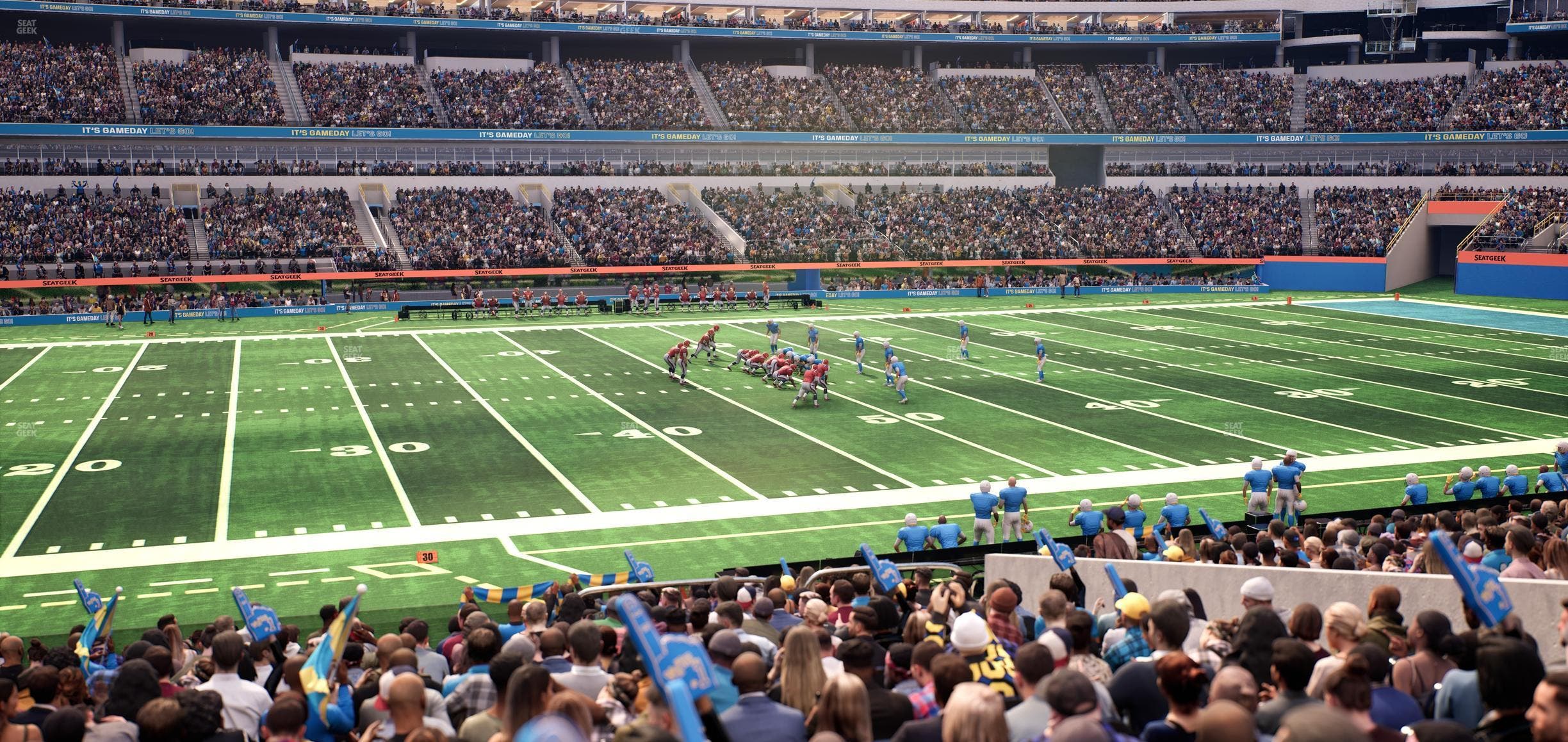 SoFi Stadium - Section Club 110 Wc Seat View