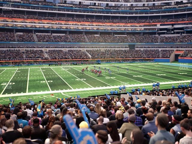 SoFi Stadium - Section Club 110 Wc Seat View
