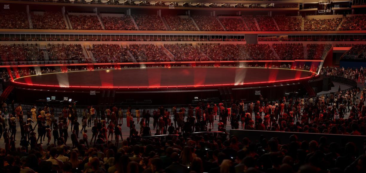 SoFi Stadium - Section Club 110 Wc Seat View