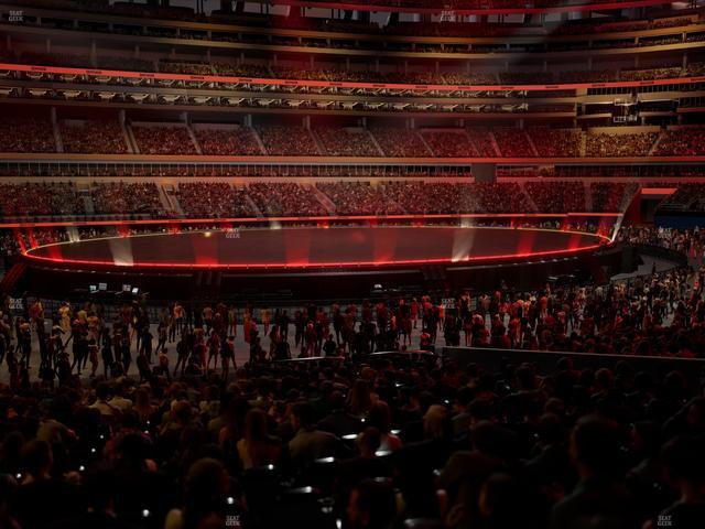 SoFi Stadium - Section Club 110 Wc Seat View