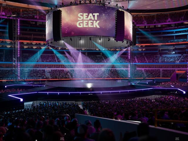 SoFi Stadium - Section Club 110 Seat View