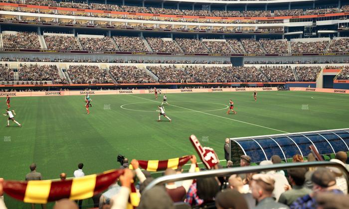 SoFi Stadium - Section Club 110 Seat View