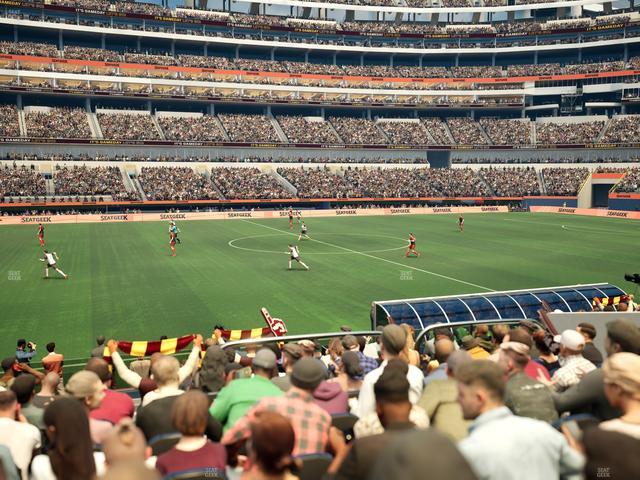 SoFi Stadium - Section Club 110 Seat View