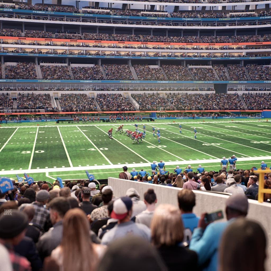 SoFi Stadium - Section Club 110 Seat View