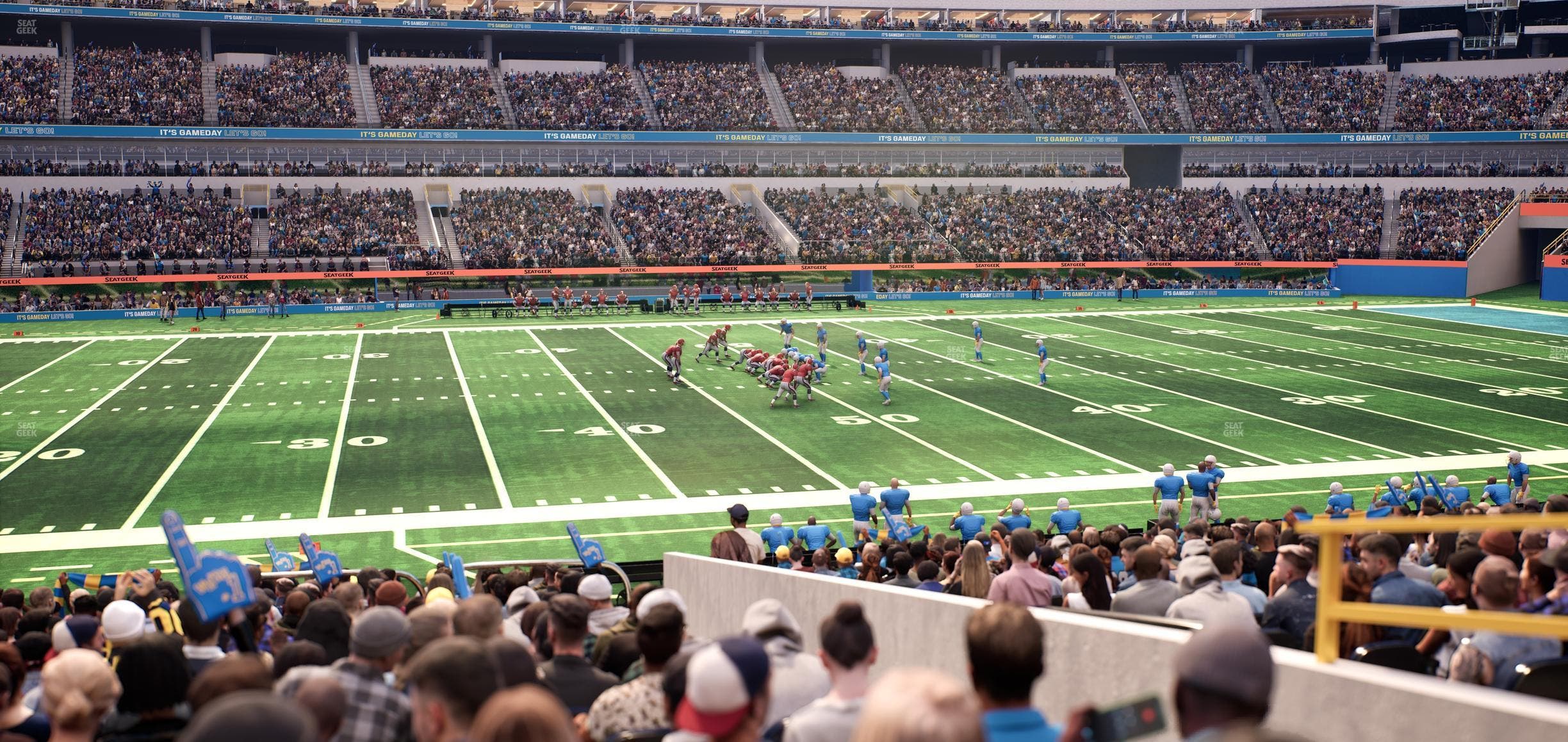 SoFi Stadium - Section Club 110 Seat View