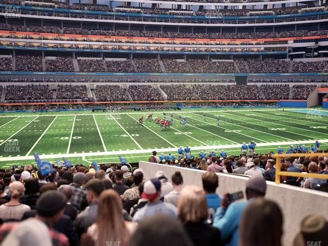 SoFi Stadium - Section Club 110 Seat View