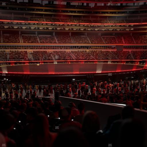 SoFi Stadium - Section Club 110 Seat View