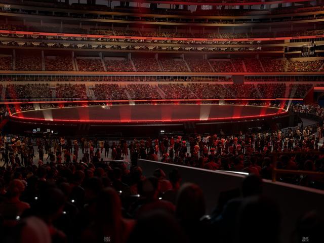 SoFi Stadium - Section Club 110 Seat View