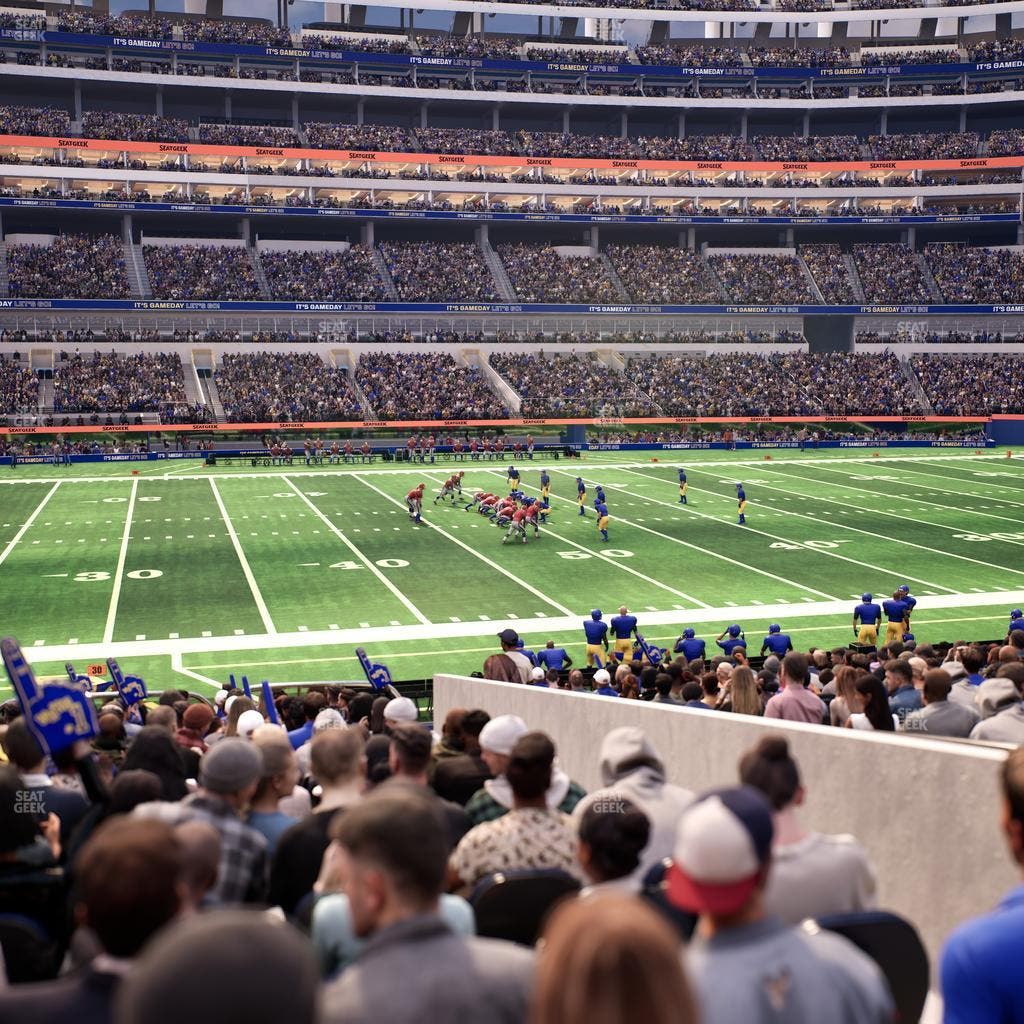 SoFi Stadium - Section Club 110 Seat View