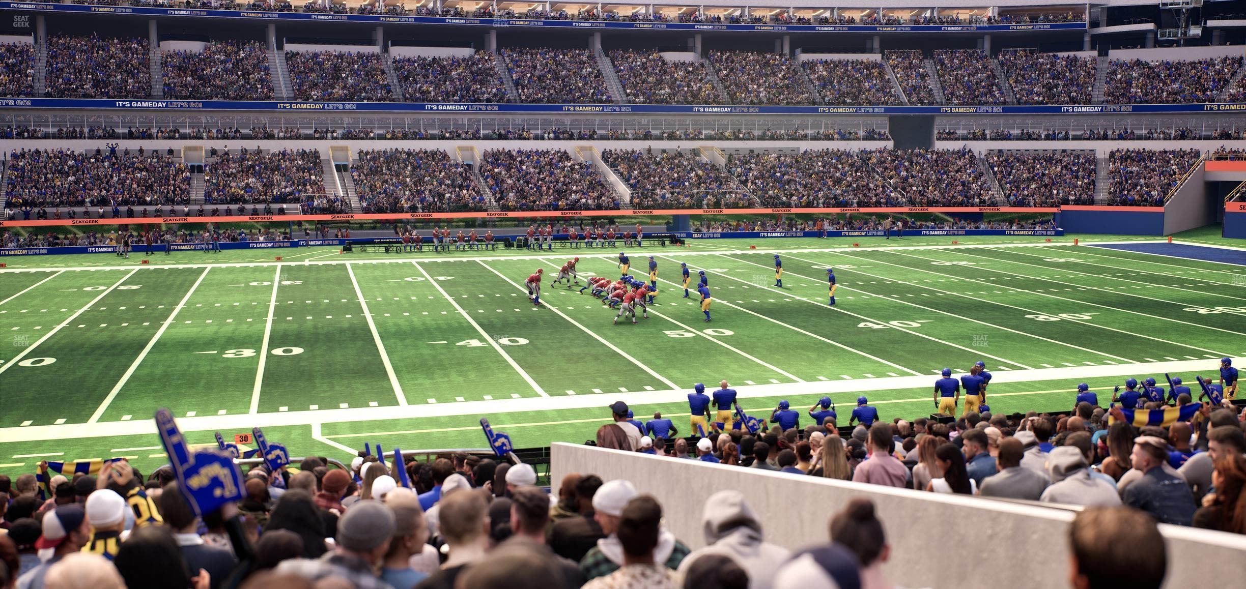 SoFi Stadium - Section Club 110 Seat View