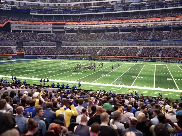 SoFi Stadium - Section Club 113 Wc Seat View