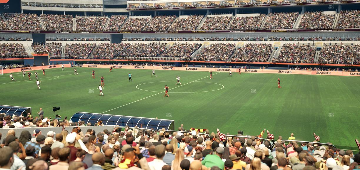 SoFi Stadium - Section Club 113 Wc Seat View